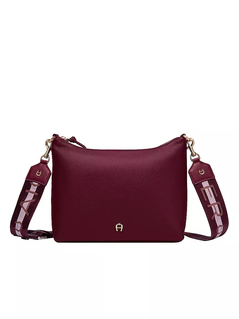 AIGNER Ledertasche - Umhängetasche ZITA  dunkelrot