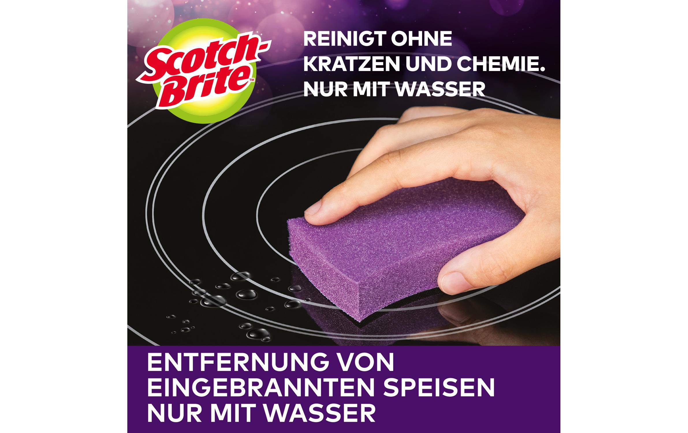Schwamm Scotch-Brite Glaskeramik 1 StückSchwamm für Glaskeramik-Kochfelder