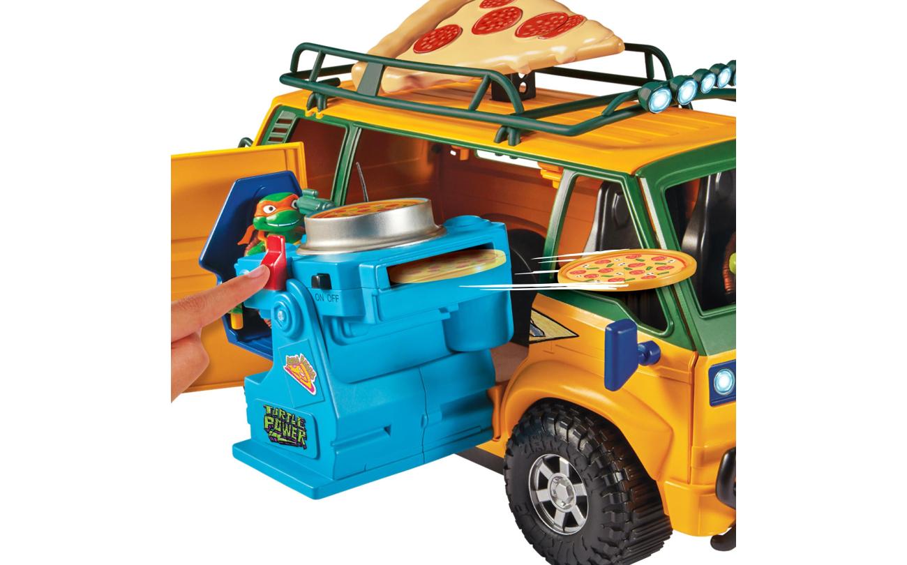 Ninja Turles movie Pizza Van met pizzawerper