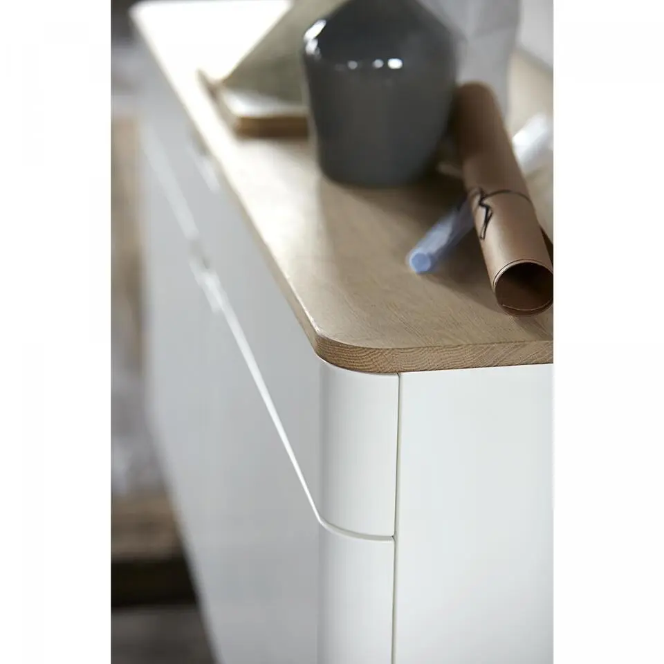 Nordic Home - Rune dressoir - 140 cm - eikenhout -naturel/wit