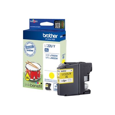 Brother LC22U - jaune - cartouche d'encre originale