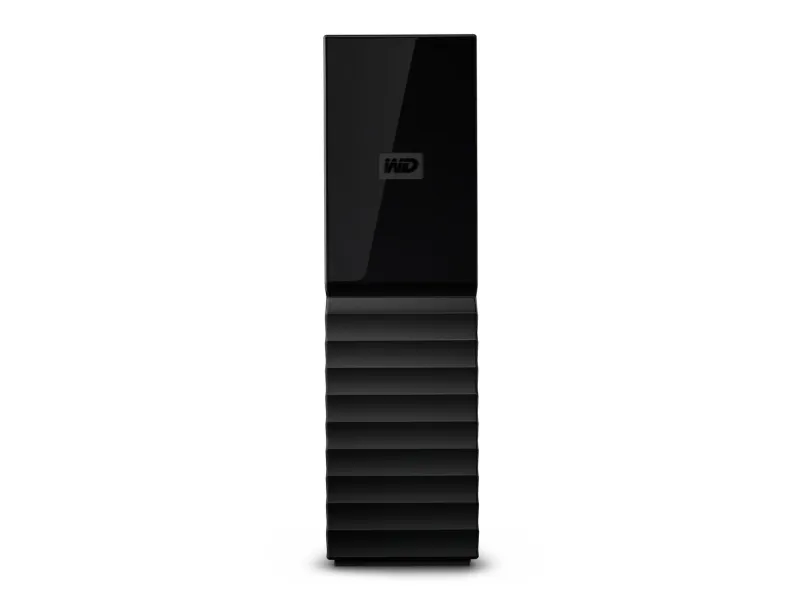 WD My Book WDBBGB0080HBK - Harddisk - krypteret - 8 TB - ekstern (stationær) - USB 3.0 - 256-bit AES - sort