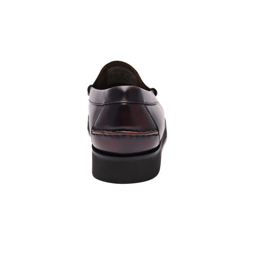 DAN POLARIS REGULAR Brown Burgundy MOCASSIN-Mocassin pour homme en cuir largeur regular
