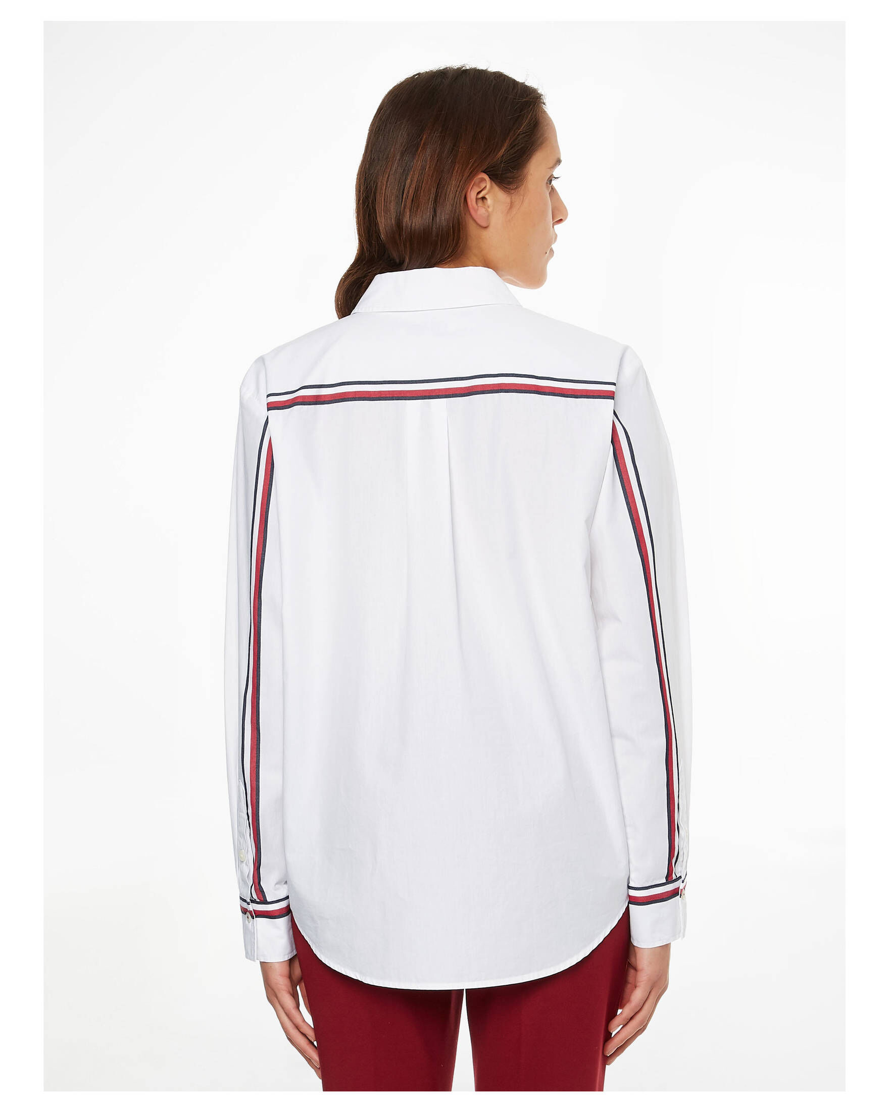 Tommy Hilfiger| Damen Bluse POP MONICA N L RELAXED SHIRT LS