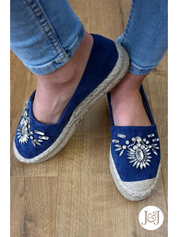 Espadrilles bijoux 'Abbie'