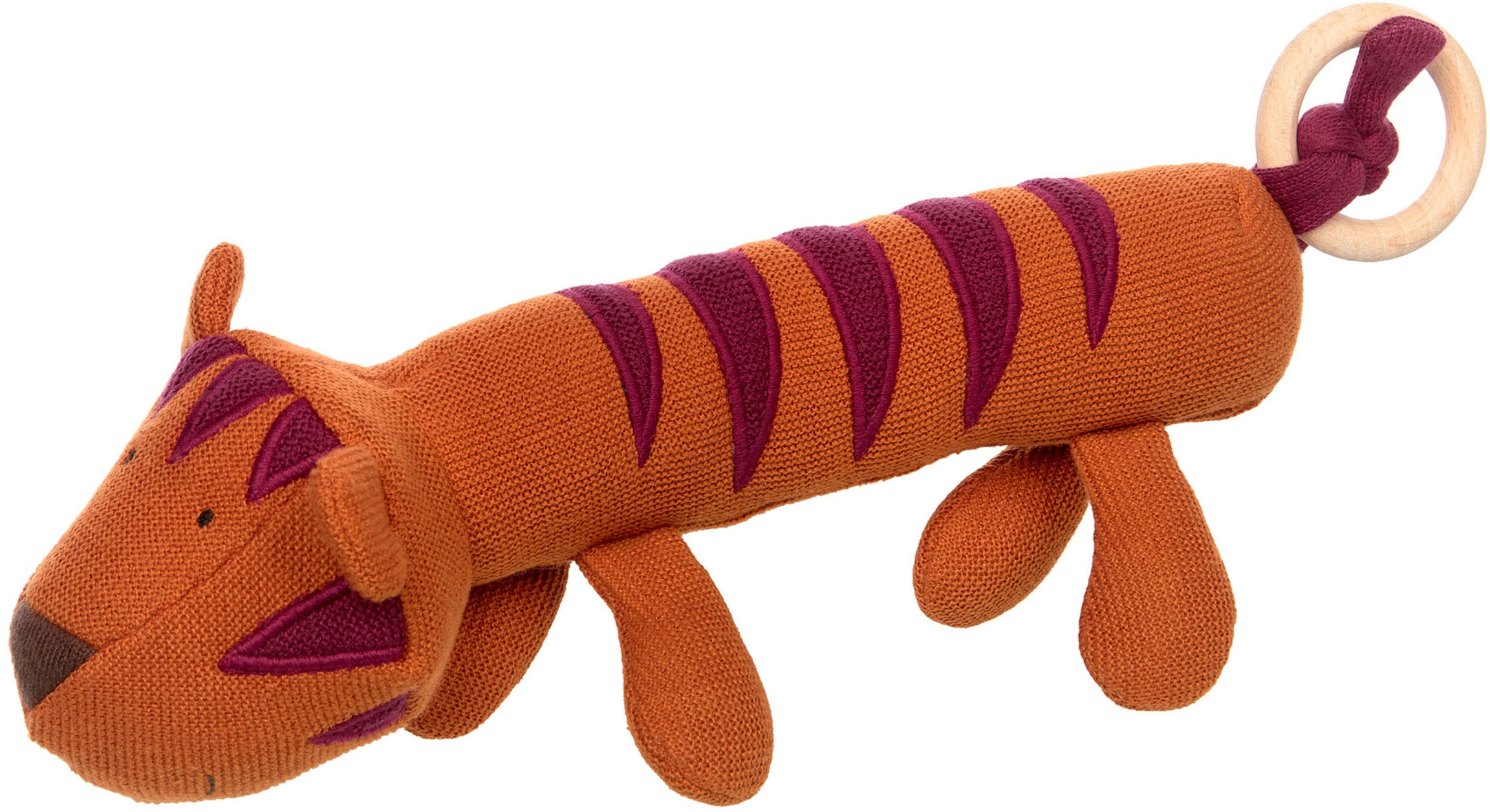 Strick-Greifling TIGER in bunt