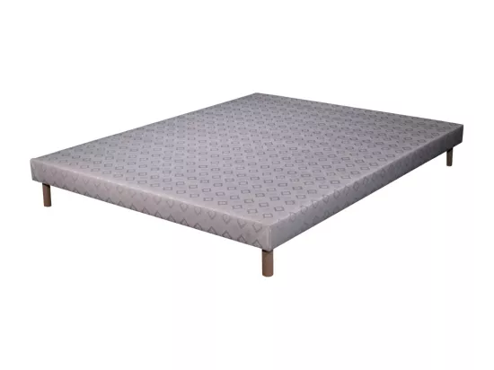 Sommier tapissier blanc - 140x190