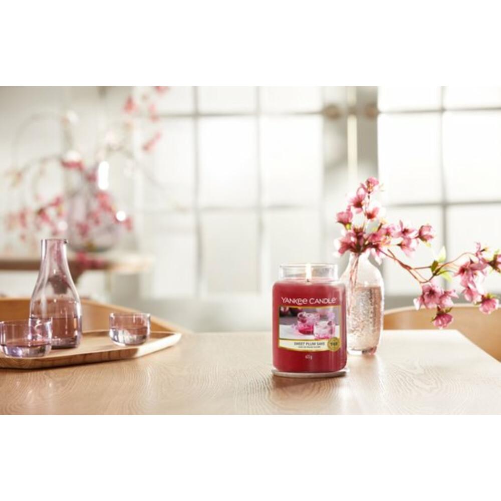 Yankee Candle Geurkaars Large Jar Sweet Plum Sake623 gr