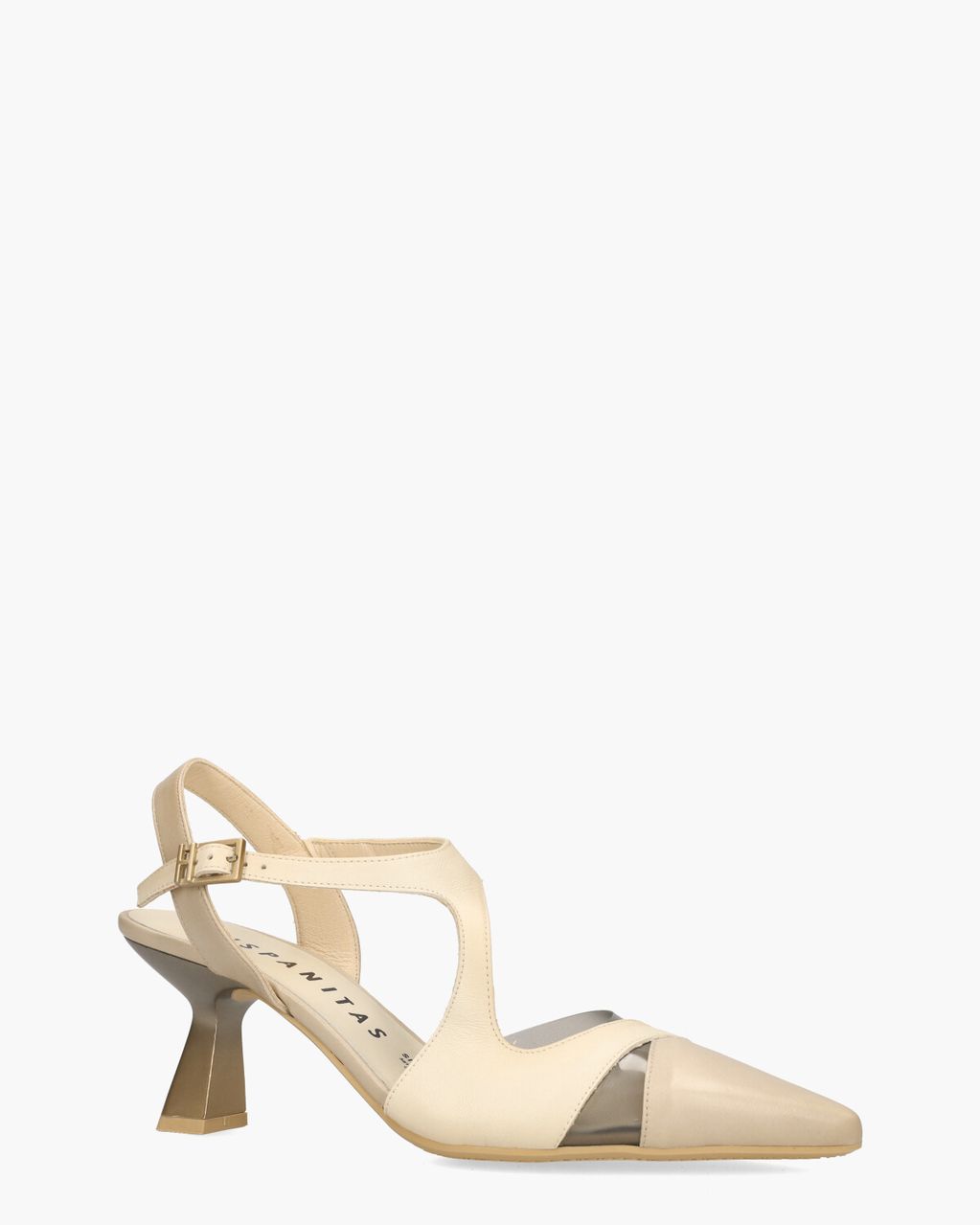 Hispanitas HV253912 Off-White/Beige Damespumps
