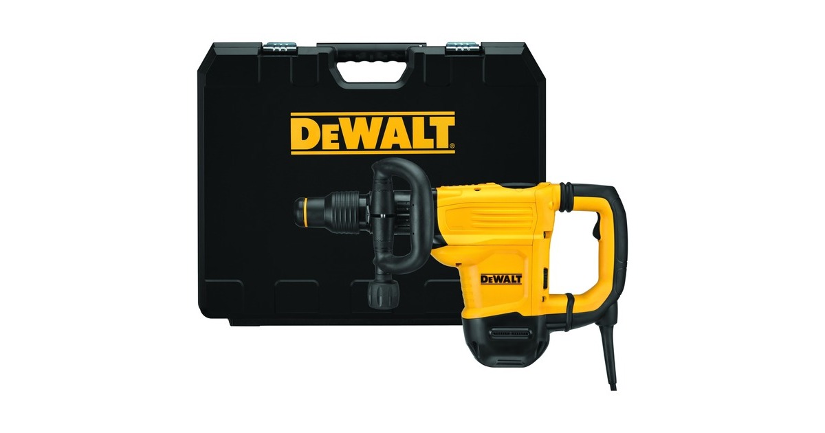 DEWALTBeitelhamer D25832K  (Geel/zwart, Transportkoffer, 1.350 Watt)