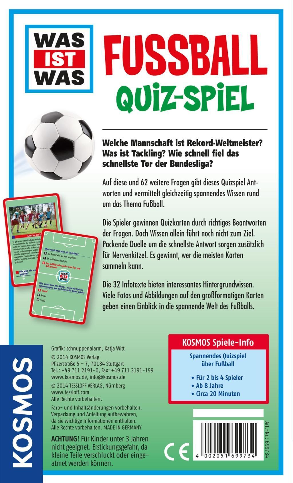 Quizspiel WAS IST WAS – FUßBALL