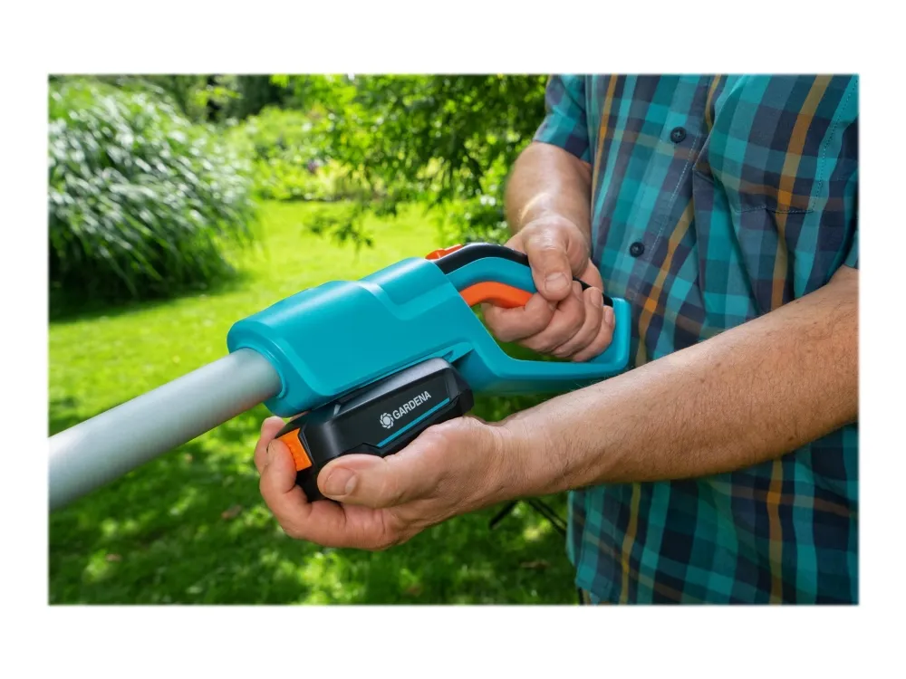 Gardena Batteridrevet teleskophækkeklipper THS 42/18V, sæt