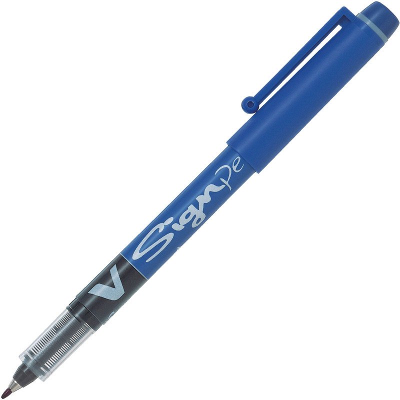 Stylo feutre Pilot V-Sign Pen écriture moyenne - Pochette de 6 couleurs fun