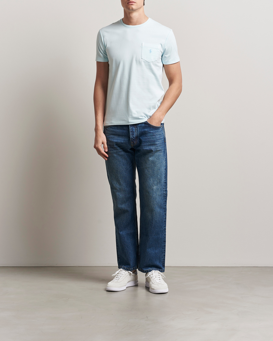 Polo Ralph Lauren Crew Neck Pocket T-Shirt Sky