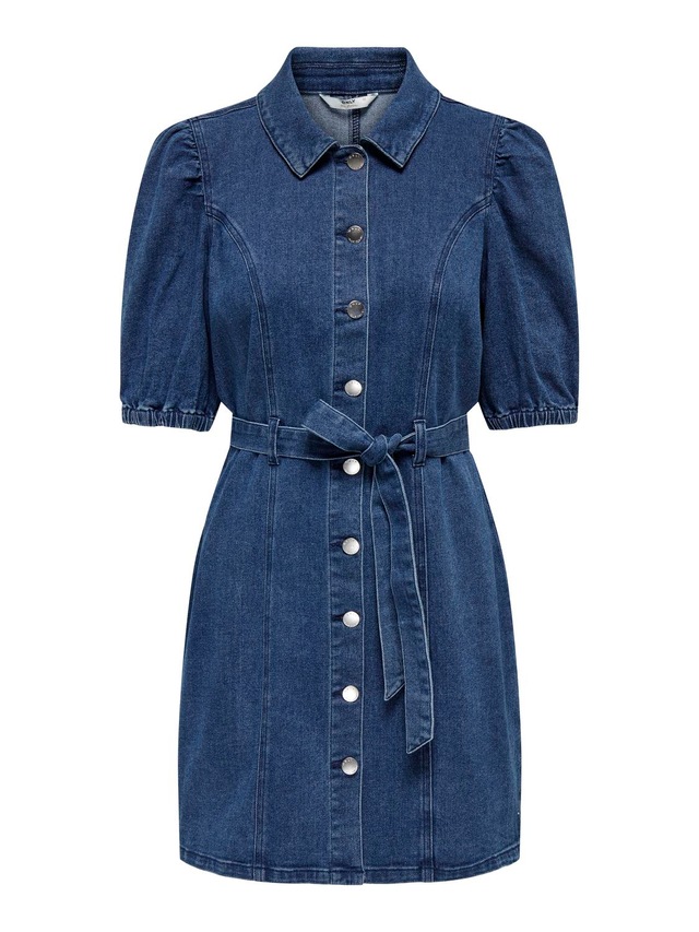 ONLY Jeanskleid »ONLVIBBE SS BELT DNM DRESS NOOS«