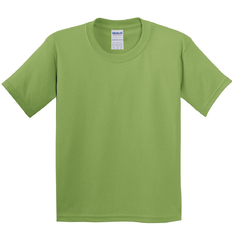 Short Manga Básica Camiseta Con Algodón Grueso Gildan