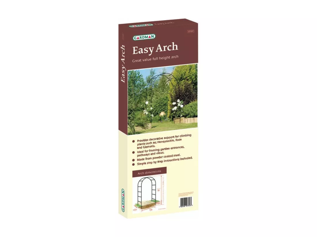 Arche déco en fer noir Atea