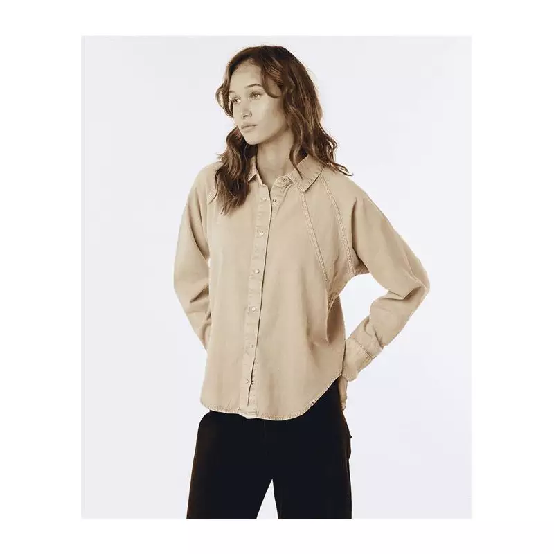 Chemise femme RIPCURL Nazare Shirt Beige