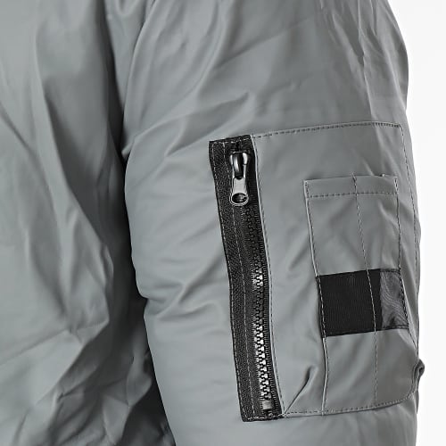 Parka Capuche Gris Anthracite