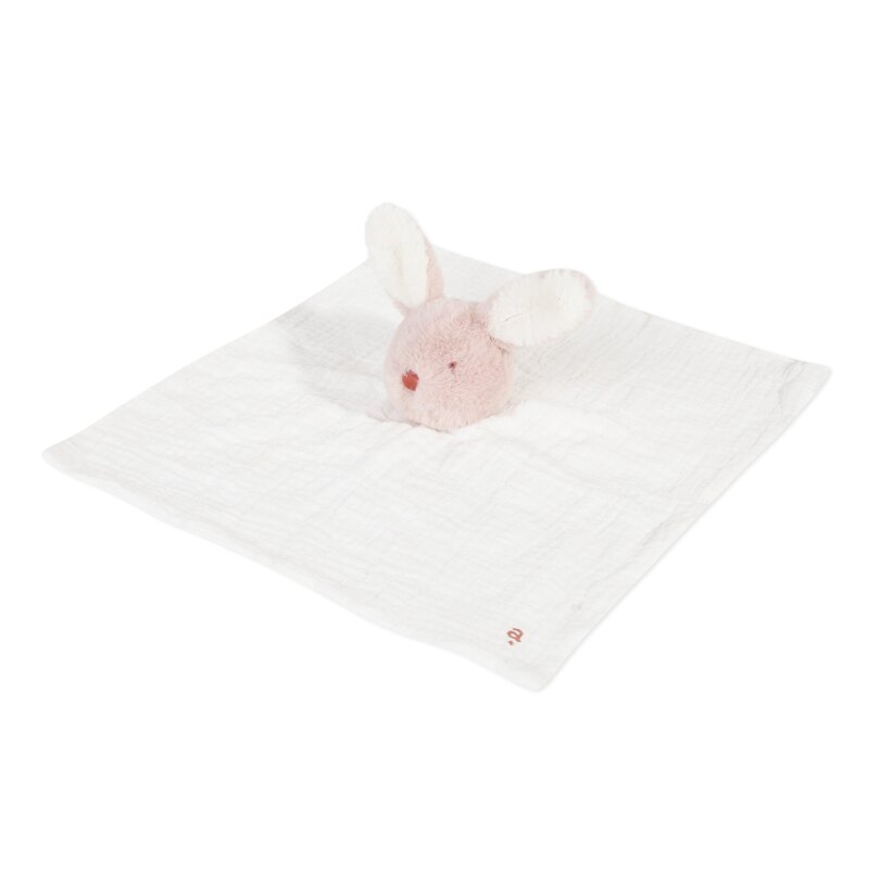 Doudou lapin en fausse fourrure et matière lange mixte Absorba Aucune nuance