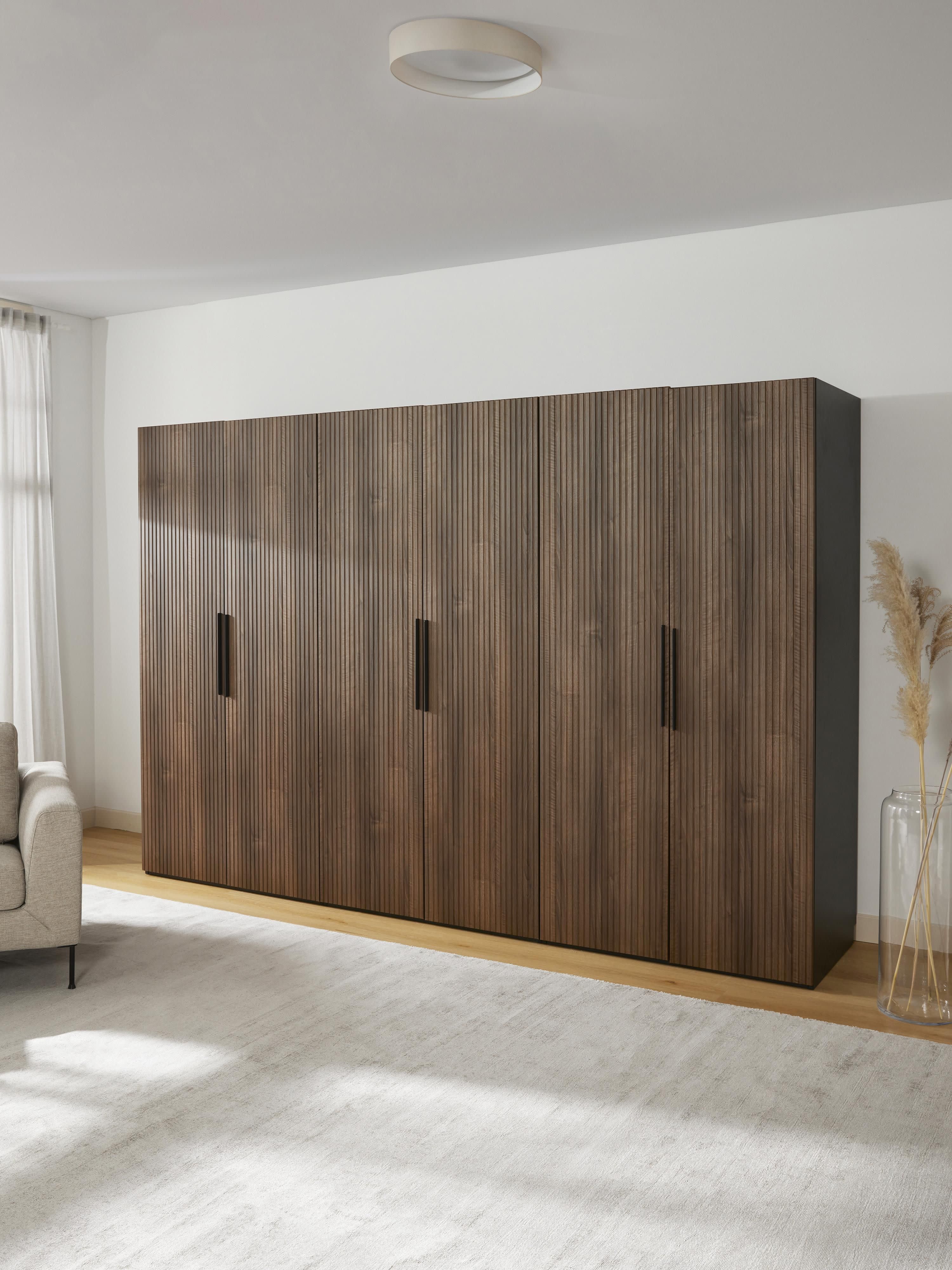 Modulaire draaideurkast Simone, 300 cm breed, diverse varianten