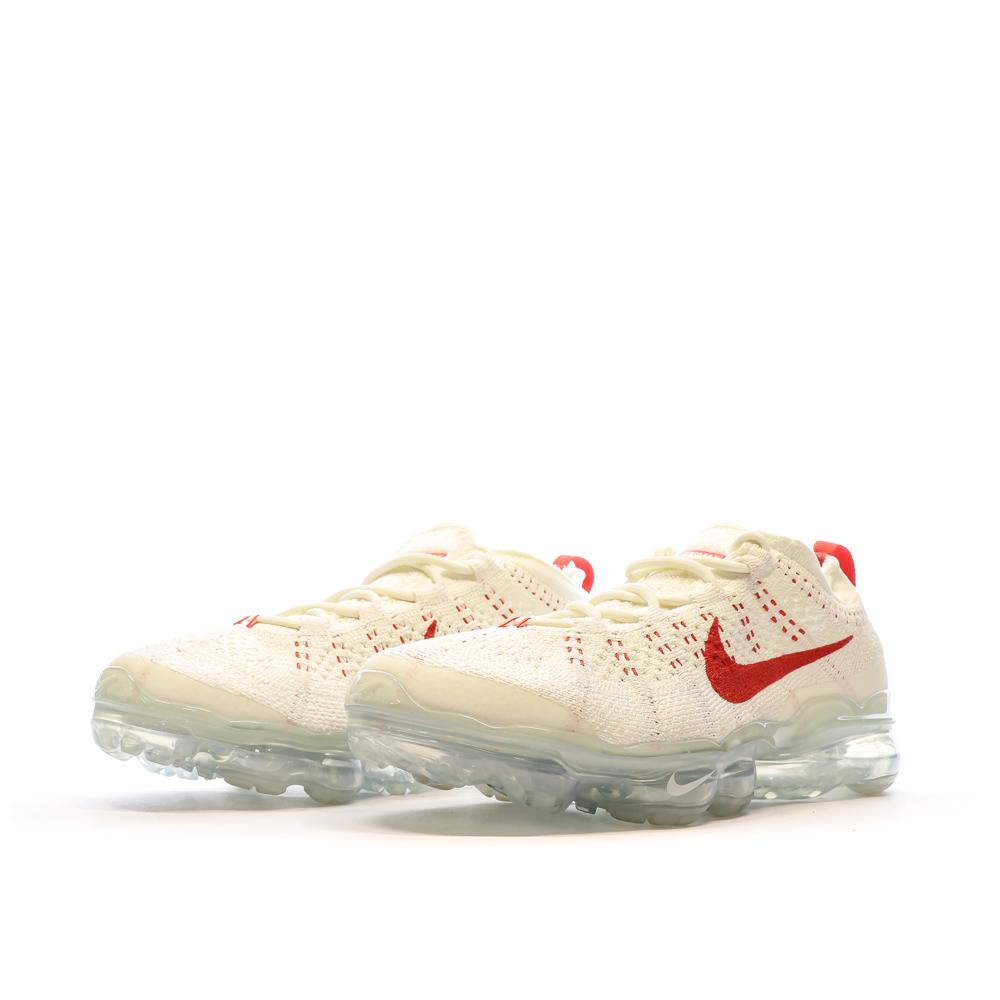 Nike Baskets Blanches/Rouge Femme Nike Air Vapormax 2023
