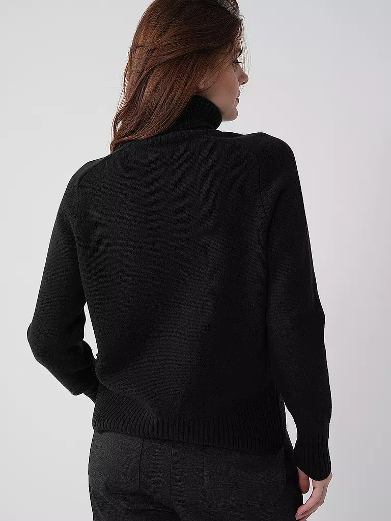 ECOALF Rollkragenpullover CAQUIALF  schwarz