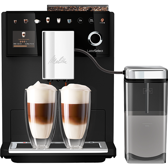 LatteSelect|Kaffeevollautomat Mattschwarz