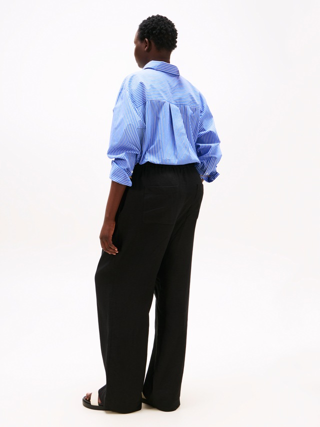 Tommy Hilfiger Curve Leinenhose »CRV ESS LINEN TAILORED STRT PANT«