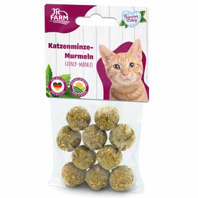 JR Cat Bavarian Catnip Katzenminze-Murmeln 10Stk.