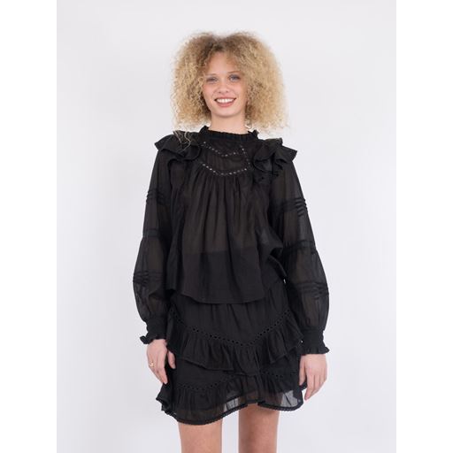 Neo Noir Simkie S Voile Bluse, Black, 34