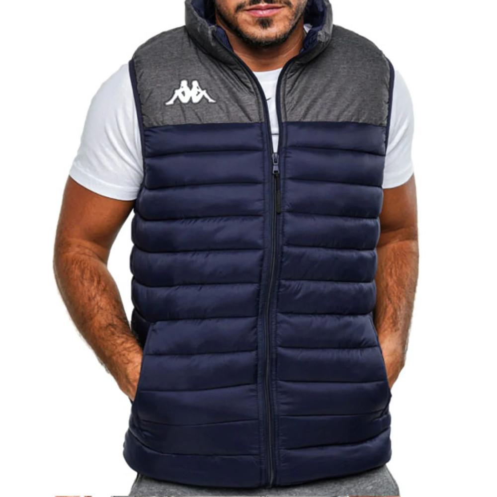 Kappa Doudoune sans manches Marine/Gris Homme Kappa Dattilo