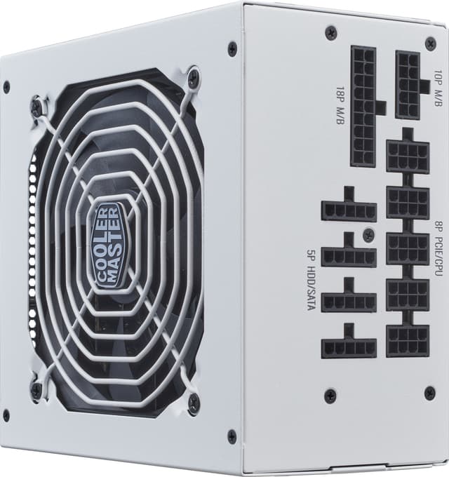 Cooler Master MWE Gold V2 ATX 3.1 White 750W strømforsyning