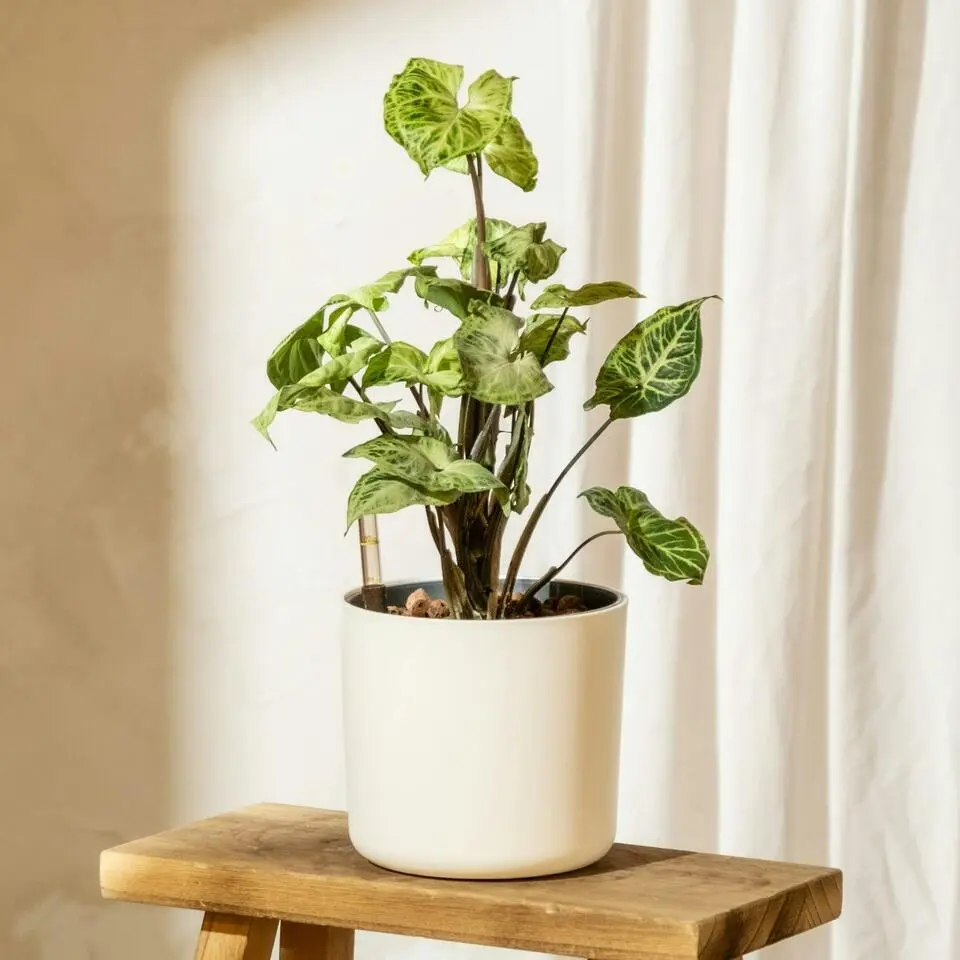Pijlplant - Syngonium podophyllum 'Pixie' - Hoogte 25-40cm - ⌀12cm