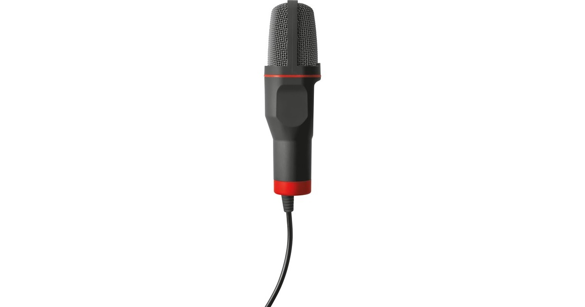 TrustGXT 212 Mico USB Microfoon  (Zwart/rood)