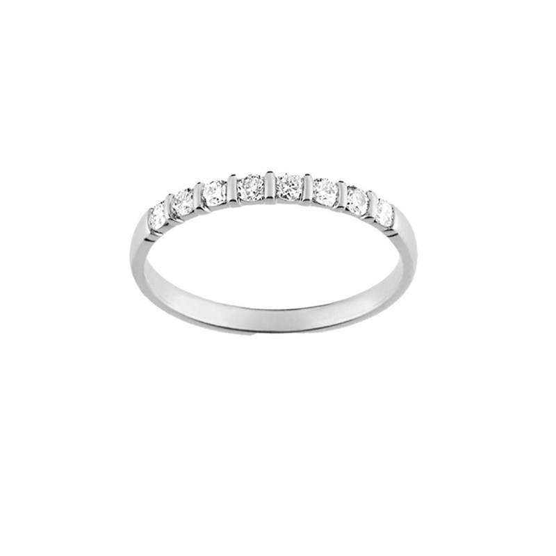Bague Femme - Or 18 Carats - Diamant 0.25 Carats