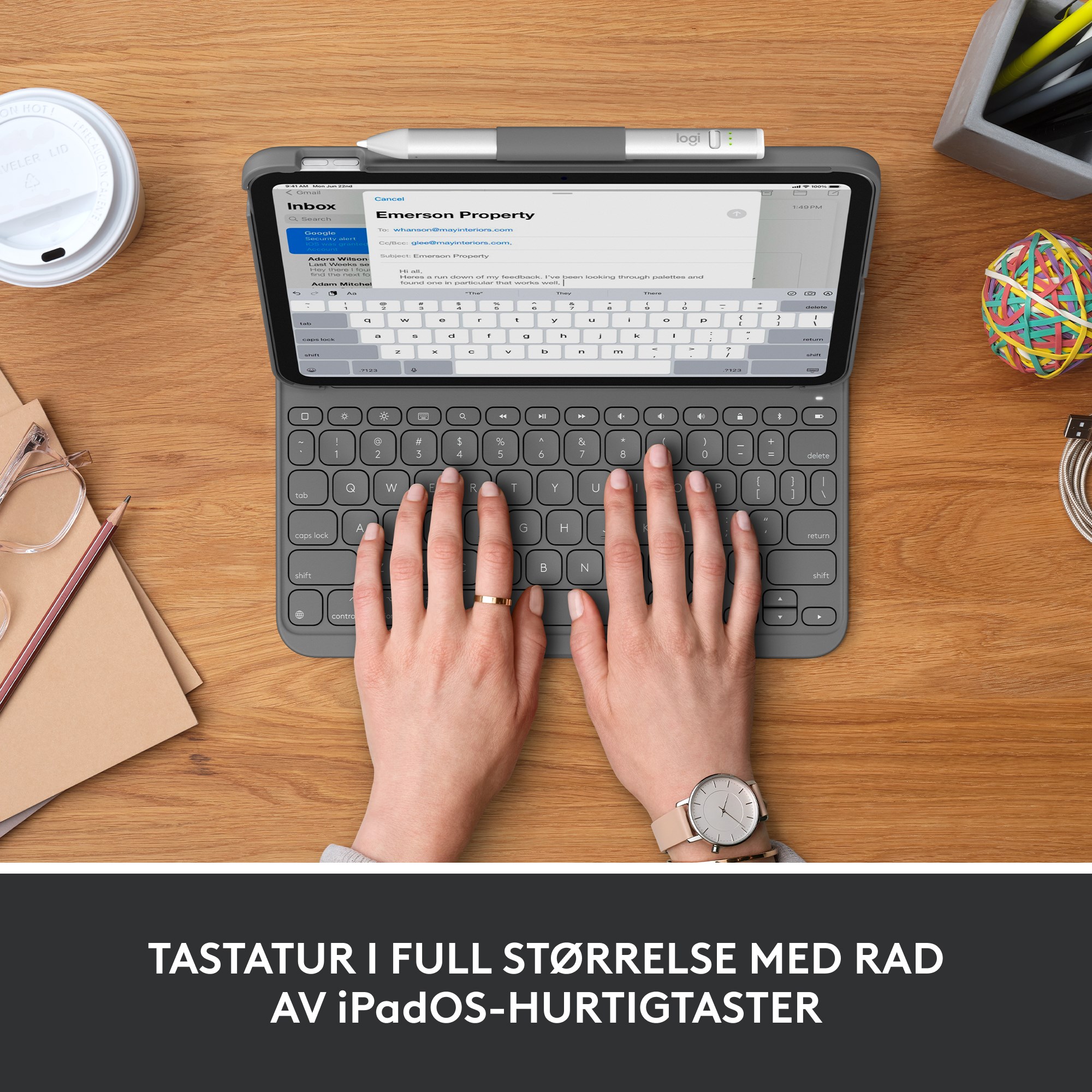 Logitech Slim Folio Tastaturetui for iPad 10,9