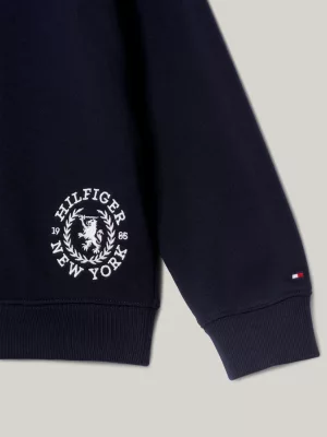 Moletom com capuz e logo do brasão da Universidade TH