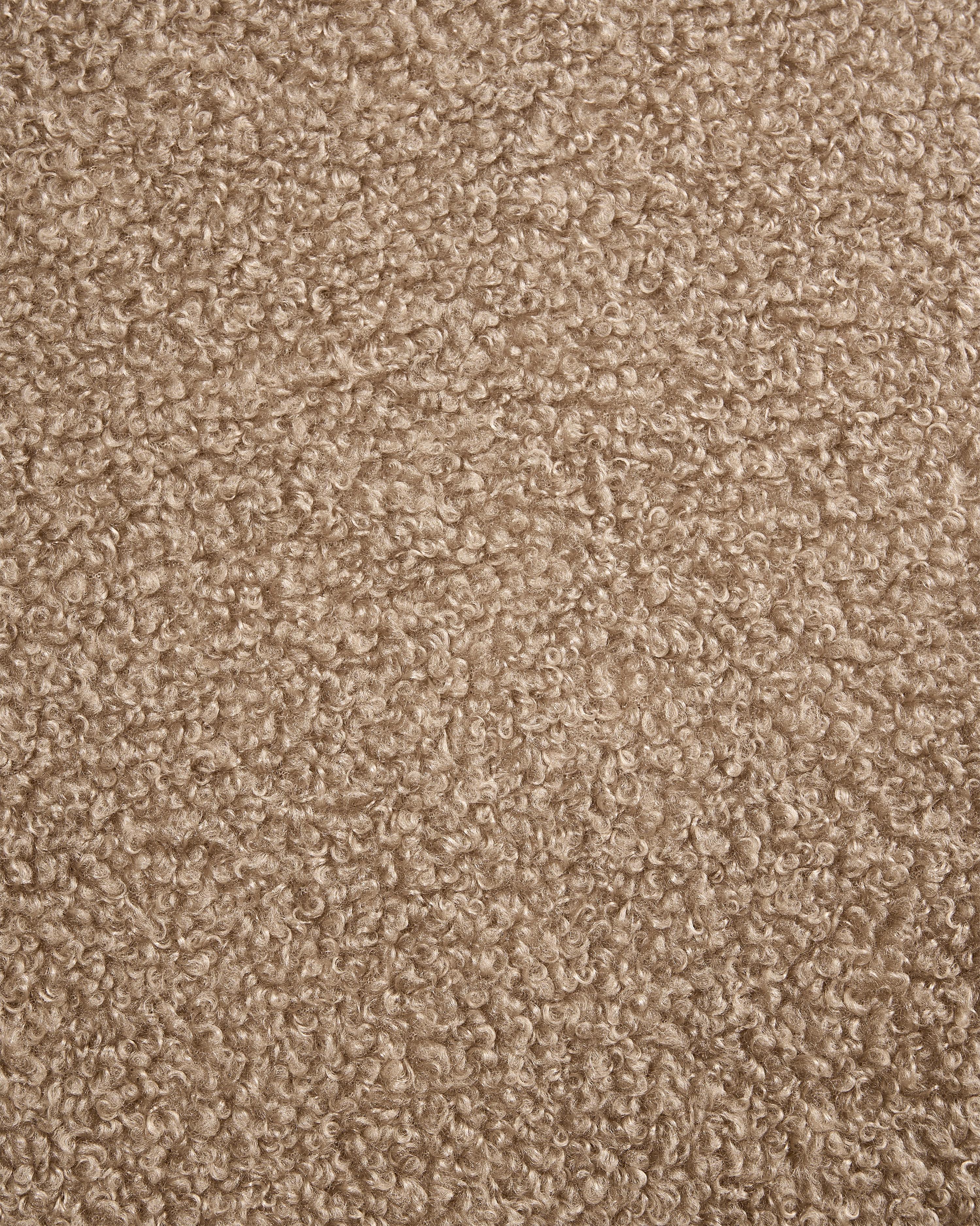 Fauteuil HOJBY Bouclé Zandbeige