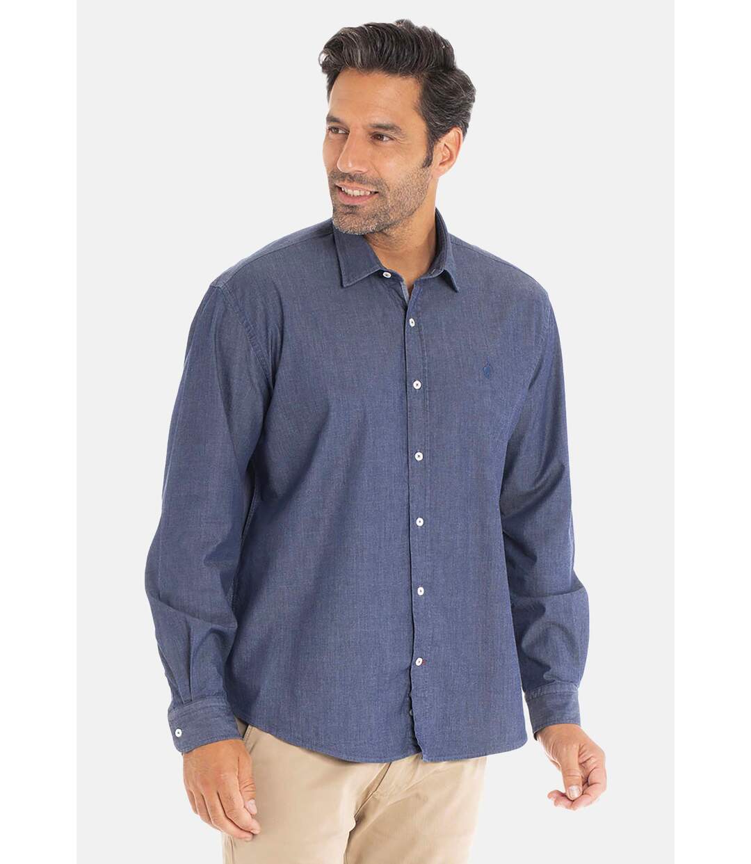 Chemise manches longues col boutonné coton CLARK