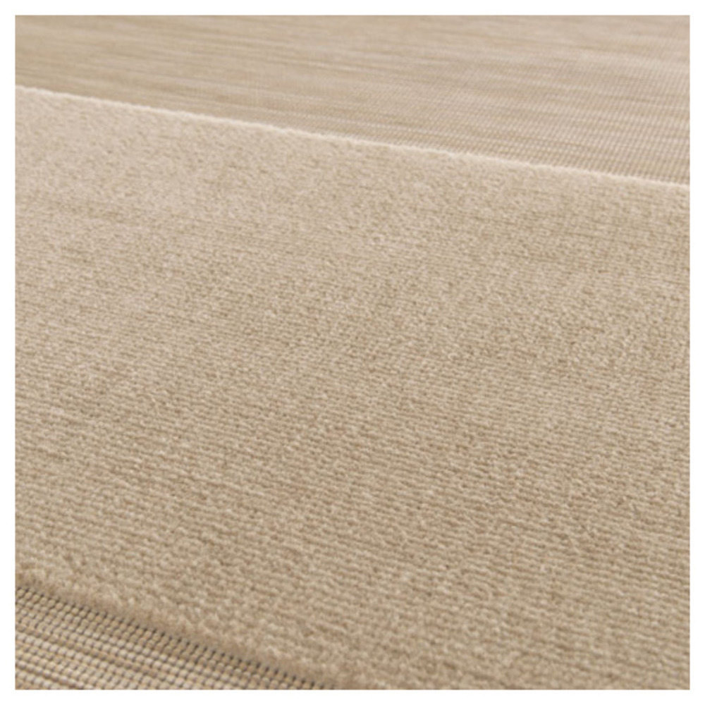 Tapis intérieur et extérieur en relief - capri - marron et beige - 120 x 170 cm