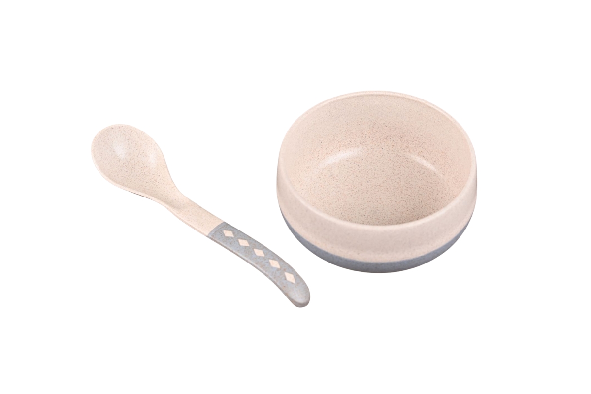 Croppie set van 4 250 ml soepkom met lepel - Azure