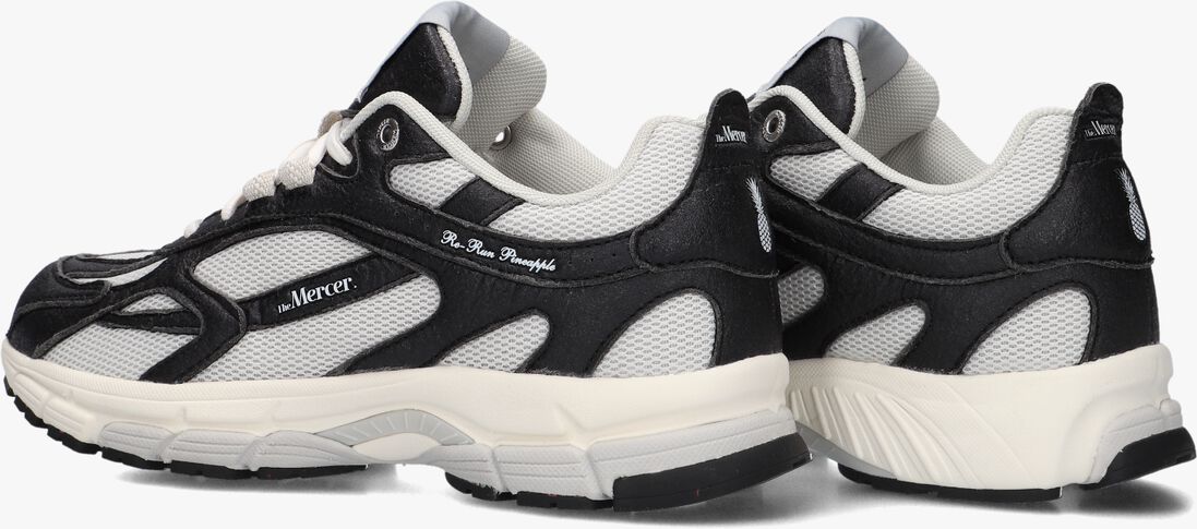 zwarte mercer amsterdam lage sneakers the re-run pineapple 2.0