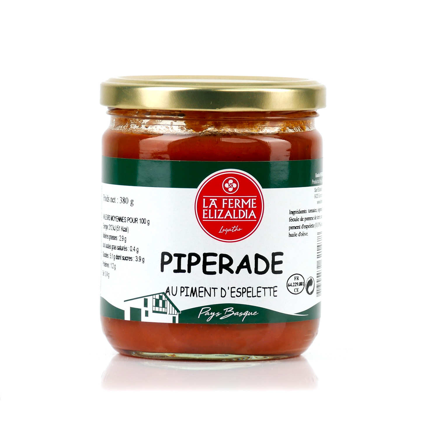 Piperade au piment d'Espelette