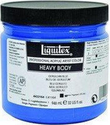 Liquitex - Akrylmaling - Heavy Body - Cerulean Blue 964 ML
