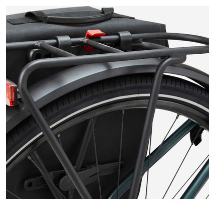 Sacoche de Porte-Bagage Btwin - 900 27L Noir
