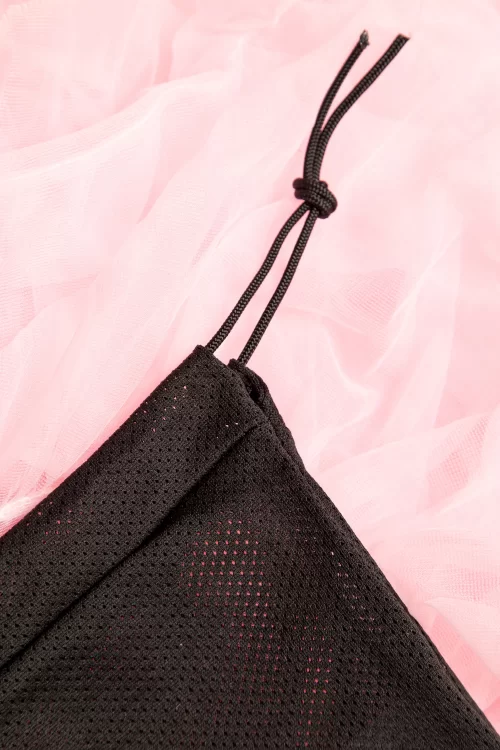 Banned Retro Petticoat waszak in zwart
