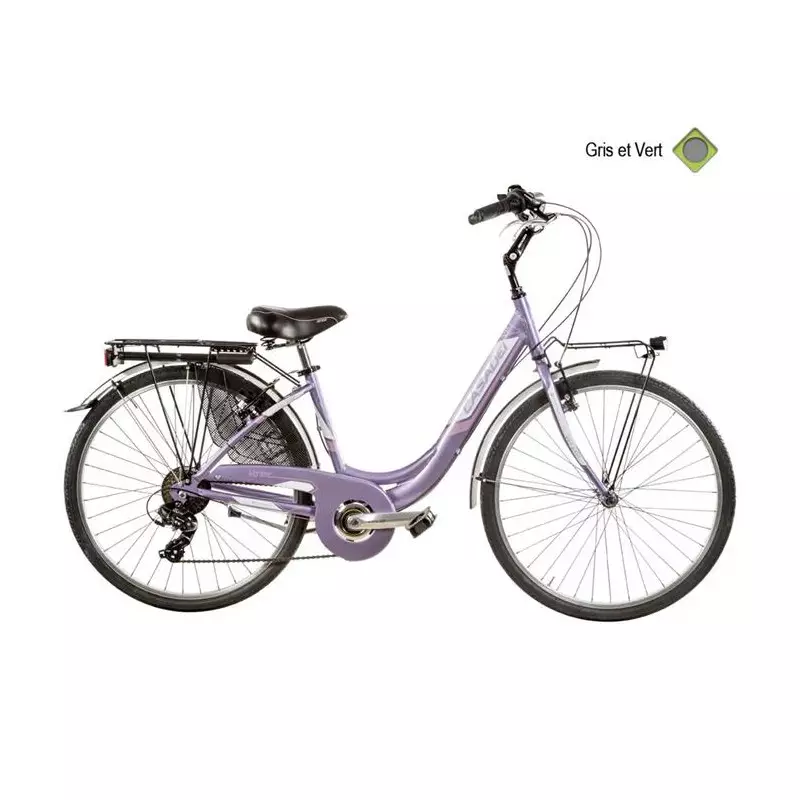 Vélo CASADEI venere 26x1.75 alu 7v h40 gris vert