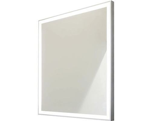 LED-spiegel ALU 65 x 60 cm zilver
