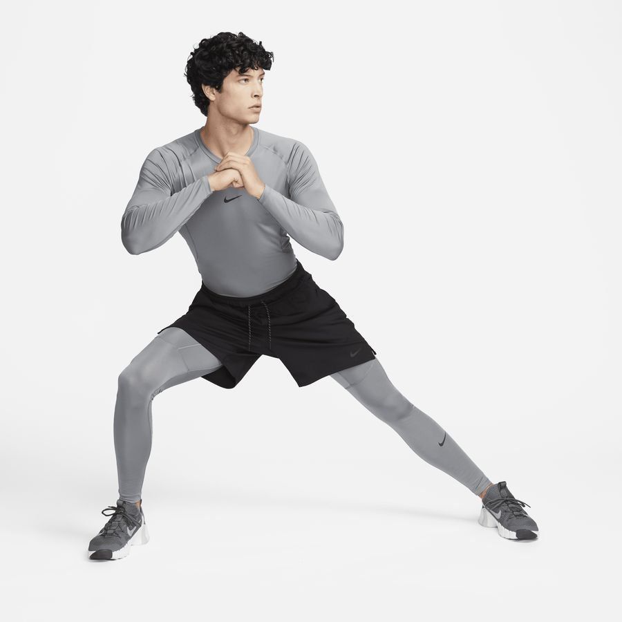 Nike Pro Men's Dri-FIT Fitness Tigh SMOKE GREY/BLACK